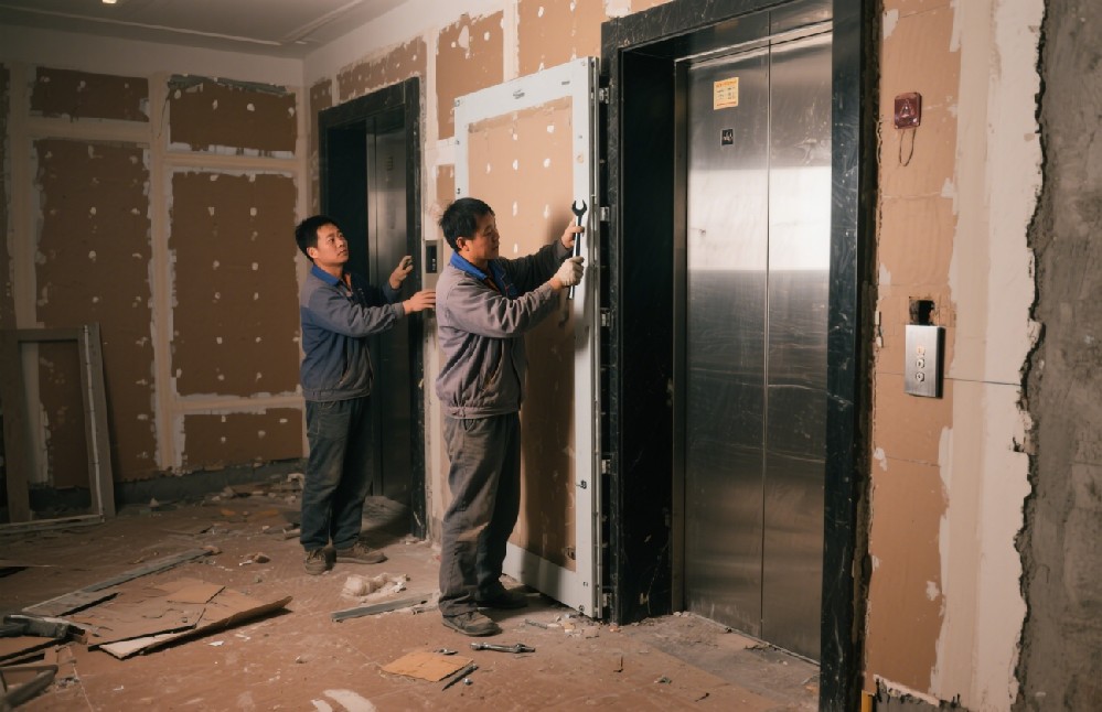 青島電梯安裝案例